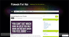 Desktop Screenshot of formerfatkids.wordpress.com