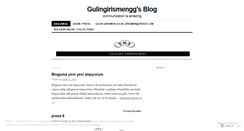 Desktop Screenshot of gulingirismengg.wordpress.com