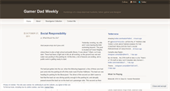 Desktop Screenshot of gamedad.wordpress.com