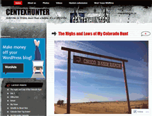 Tablet Screenshot of centexhunter.wordpress.com