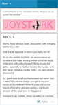 Mobile Screenshot of joystorks.wordpress.com