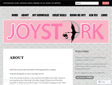 Tablet Screenshot of joystorks.wordpress.com