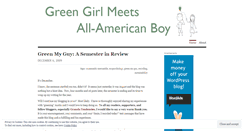 Desktop Screenshot of greenmyguy.wordpress.com