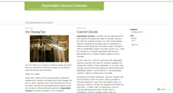 Desktop Screenshot of dependablecleaners978.wordpress.com