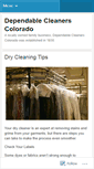Mobile Screenshot of dependablecleaners978.wordpress.com