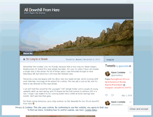 Tablet Screenshot of downhillnut.wordpress.com