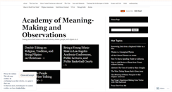 Desktop Screenshot of evenhigherlearning.wordpress.com
