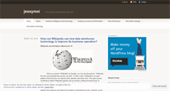 Desktop Screenshot of jessymei.wordpress.com