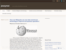 Tablet Screenshot of jessymei.wordpress.com