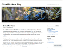 Tablet Screenshot of divinemisskat.wordpress.com