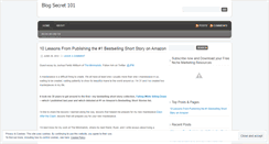 Desktop Screenshot of blogsecret101.wordpress.com