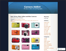 Tablet Screenshot of cameraaddict.wordpress.com