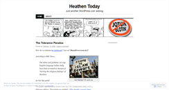 Desktop Screenshot of heathentoday.wordpress.com