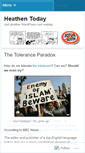 Mobile Screenshot of heathentoday.wordpress.com