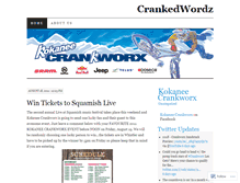 Tablet Screenshot of crankworx.wordpress.com