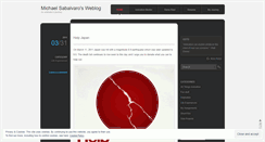 Desktop Screenshot of michaelsabalvaro.wordpress.com