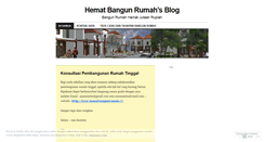 Desktop Screenshot of hematbangunrumah.wordpress.com