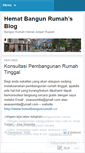 Mobile Screenshot of hematbangunrumah.wordpress.com