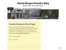 Tablet Screenshot of hematbangunrumah.wordpress.com