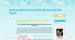 Desktop Screenshot of jenissuplemenyangbaikdikonsumsiibuhamil08.wordpress.com