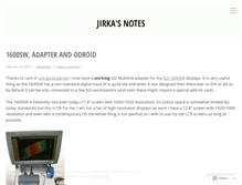 Tablet Screenshot of jirkasnotes.wordpress.com