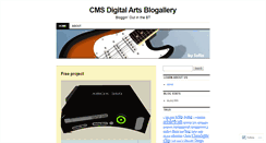 Desktop Screenshot of cmsdigiarts.wordpress.com