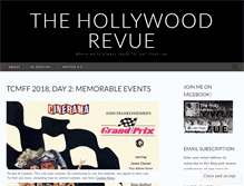 Tablet Screenshot of hollywoodrevue.wordpress.com