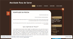 Desktop Screenshot of mocidaderosadesaron.wordpress.com