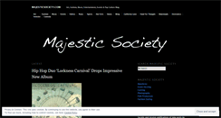 Desktop Screenshot of majesticsociety.wordpress.com