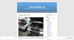 Desktop Screenshot of hafizan89.wordpress.com