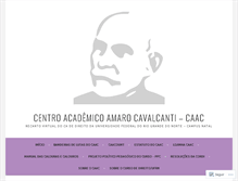 Tablet Screenshot of amarocavalcanti.wordpress.com