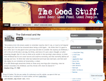 Tablet Screenshot of goodfoodgoodbeer.wordpress.com