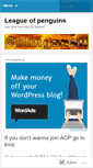 Mobile Screenshot of cpleagueofpenguins.wordpress.com