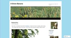 Desktop Screenshot of agreenbanana.wordpress.com