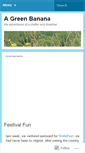 Mobile Screenshot of agreenbanana.wordpress.com
