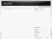 Tablet Screenshot of grandsolutions.wordpress.com