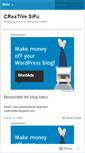 Mobile Screenshot of creativesifu.wordpress.com