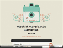 Tablet Screenshot of misshallelujahwrites.wordpress.com