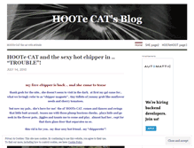 Tablet Screenshot of hootecat.wordpress.com