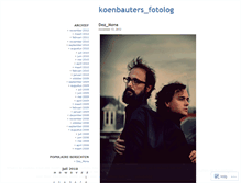 Tablet Screenshot of koenbauters.wordpress.com