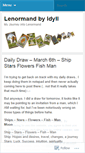 Mobile Screenshot of lenormandbyidyll.wordpress.com