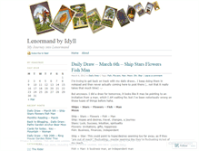 Tablet Screenshot of lenormandbyidyll.wordpress.com