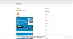 Desktop Screenshot of discoverx.wordpress.com