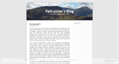 Desktop Screenshot of fellrunner.wordpress.com