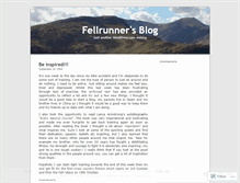 Tablet Screenshot of fellrunner.wordpress.com