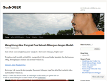 Tablet Screenshot of gusngger.wordpress.com