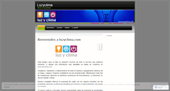 Desktop Screenshot of luzyclima.wordpress.com