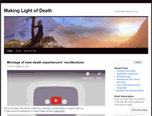 Tablet Screenshot of makinglightofdeath.wordpress.com