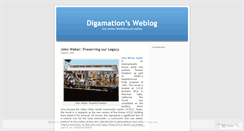 Desktop Screenshot of digamation.wordpress.com