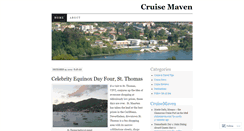 Desktop Screenshot of cruisemaven.wordpress.com